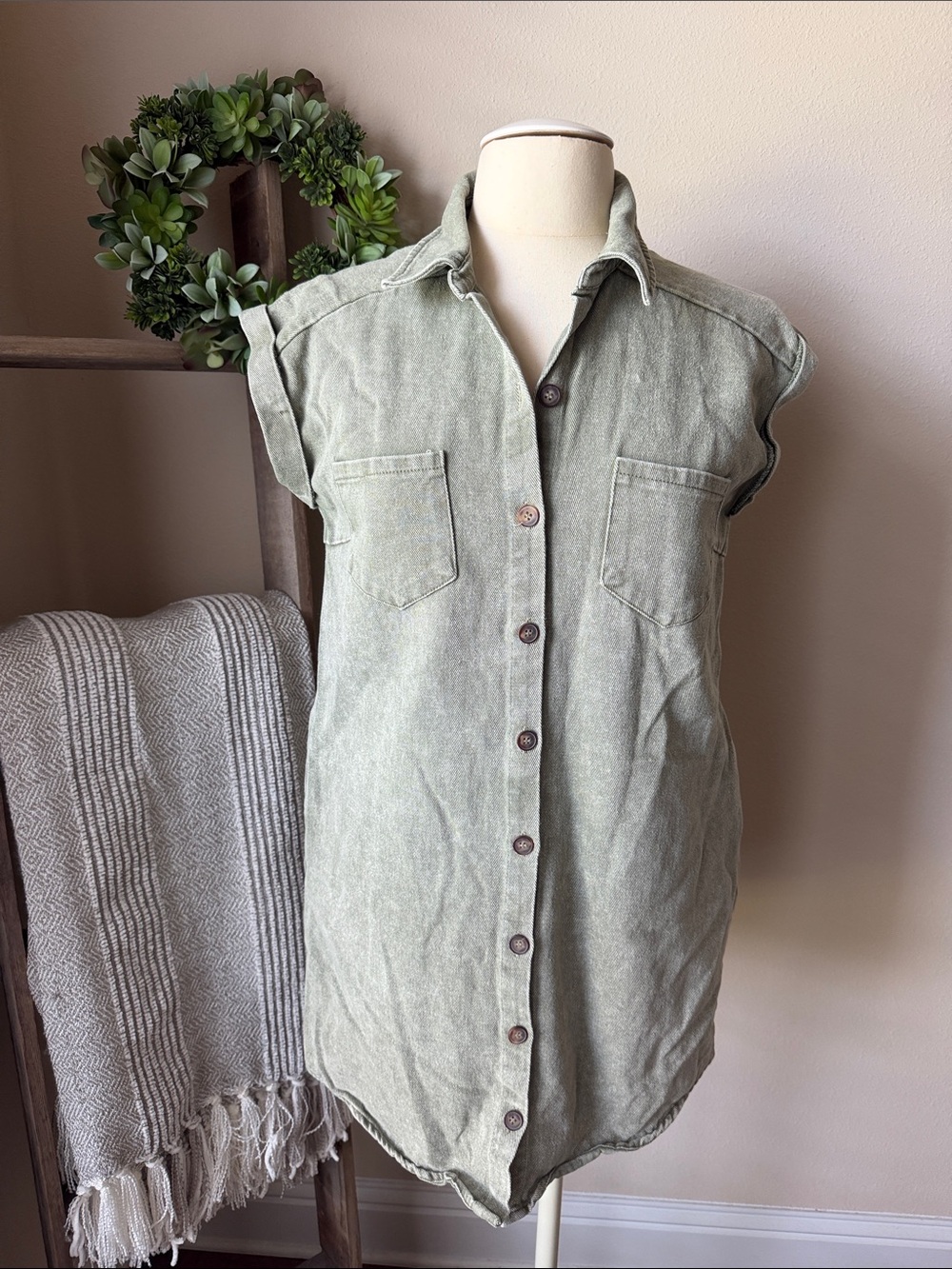 She + Shy denim dress